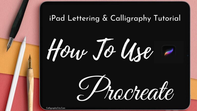 iPad Lettering & Calligraphy Tutorial Pro Tips | How To Use Procreate