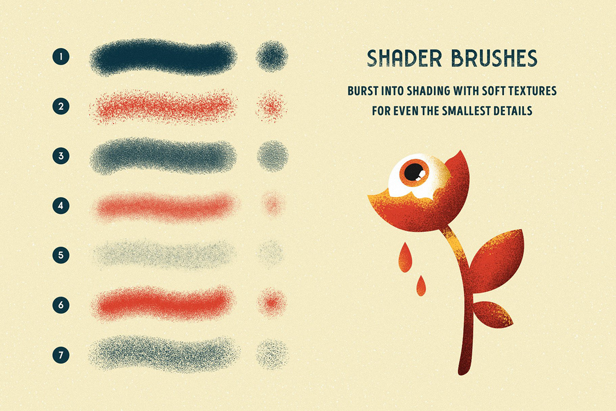 shader Free Procreate Brushes